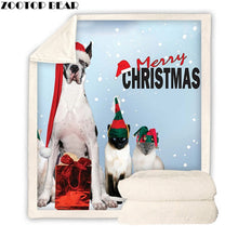 Load image into Gallery viewer, Blanket Fashion Blanket  Christmas