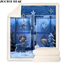 Load image into Gallery viewer, Blanket Fashion Blanket  Christmas