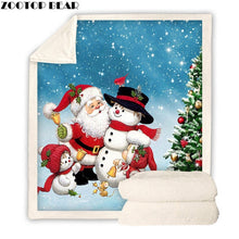 Load image into Gallery viewer, Blanket Fashion Blanket  Christmas