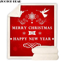 Load image into Gallery viewer, Blanket Fashion Blanket  Christmas