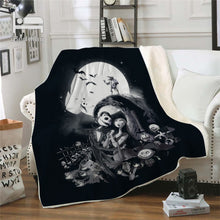 Load image into Gallery viewer, Nightmare Before Christmas Blanket